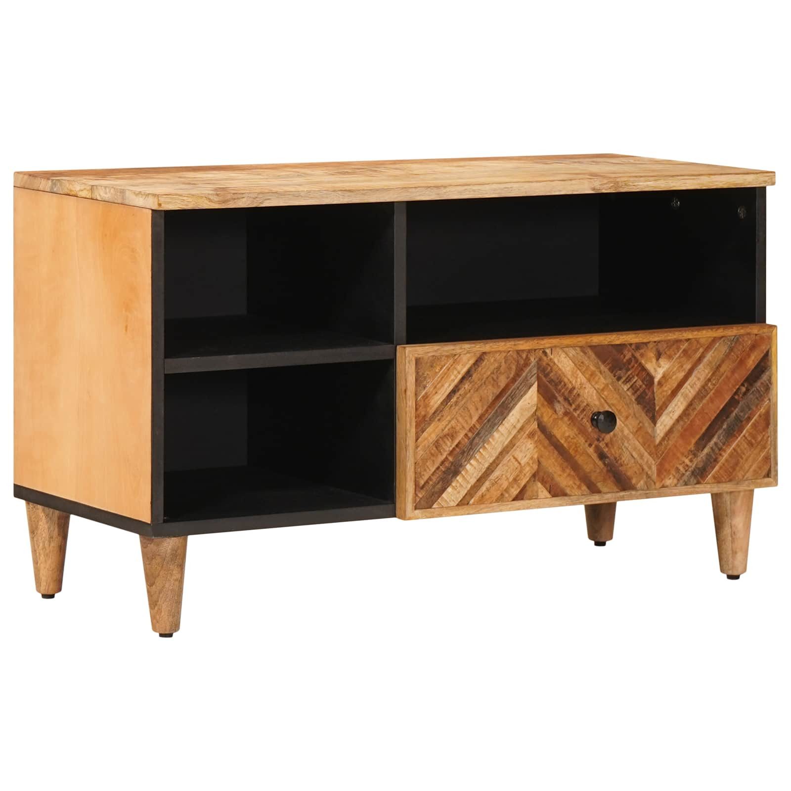 vidaXL Stauraumschrank Stauraumschränke Braun 80 x 33,5 x 46 cm Massivholz (1-St)