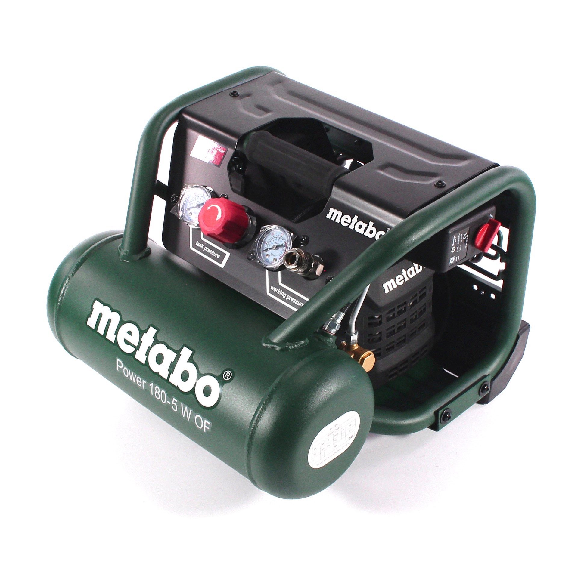 metabo Kompressor Power 180-5 W OF Kompressor 8 bar 1,1 kW (601531000) 5 l Kesselgröß