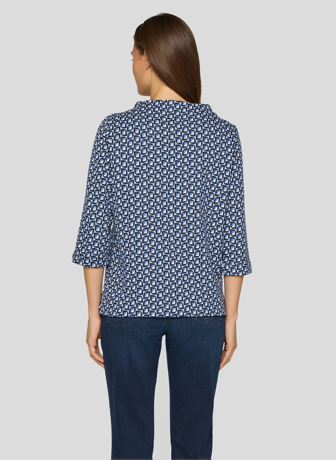 Rabe 3/4-Arm-Shirt mit All-Over Print günstig online kaufen