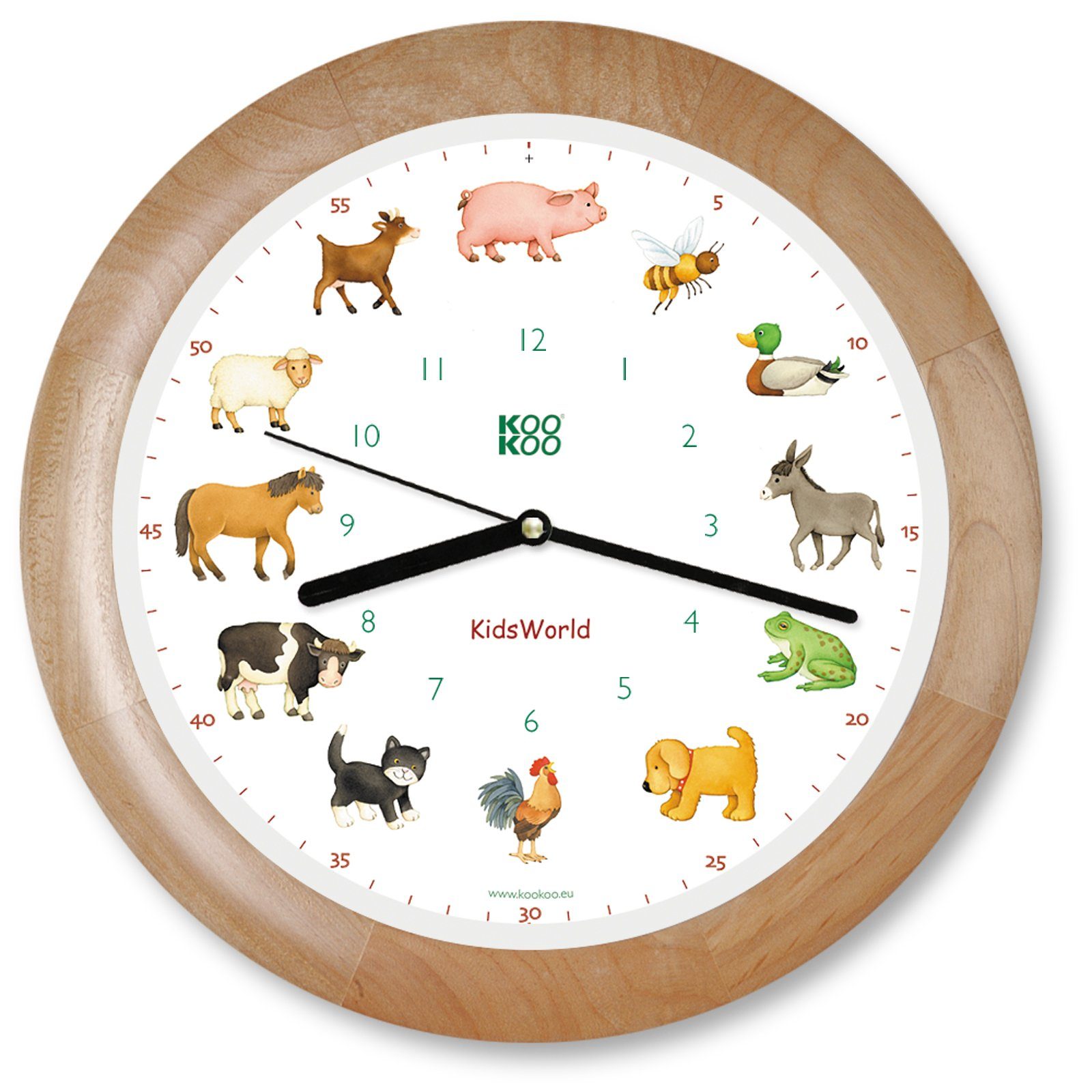 KOOKOO Wanduhr KidsWorld günstig online kaufen