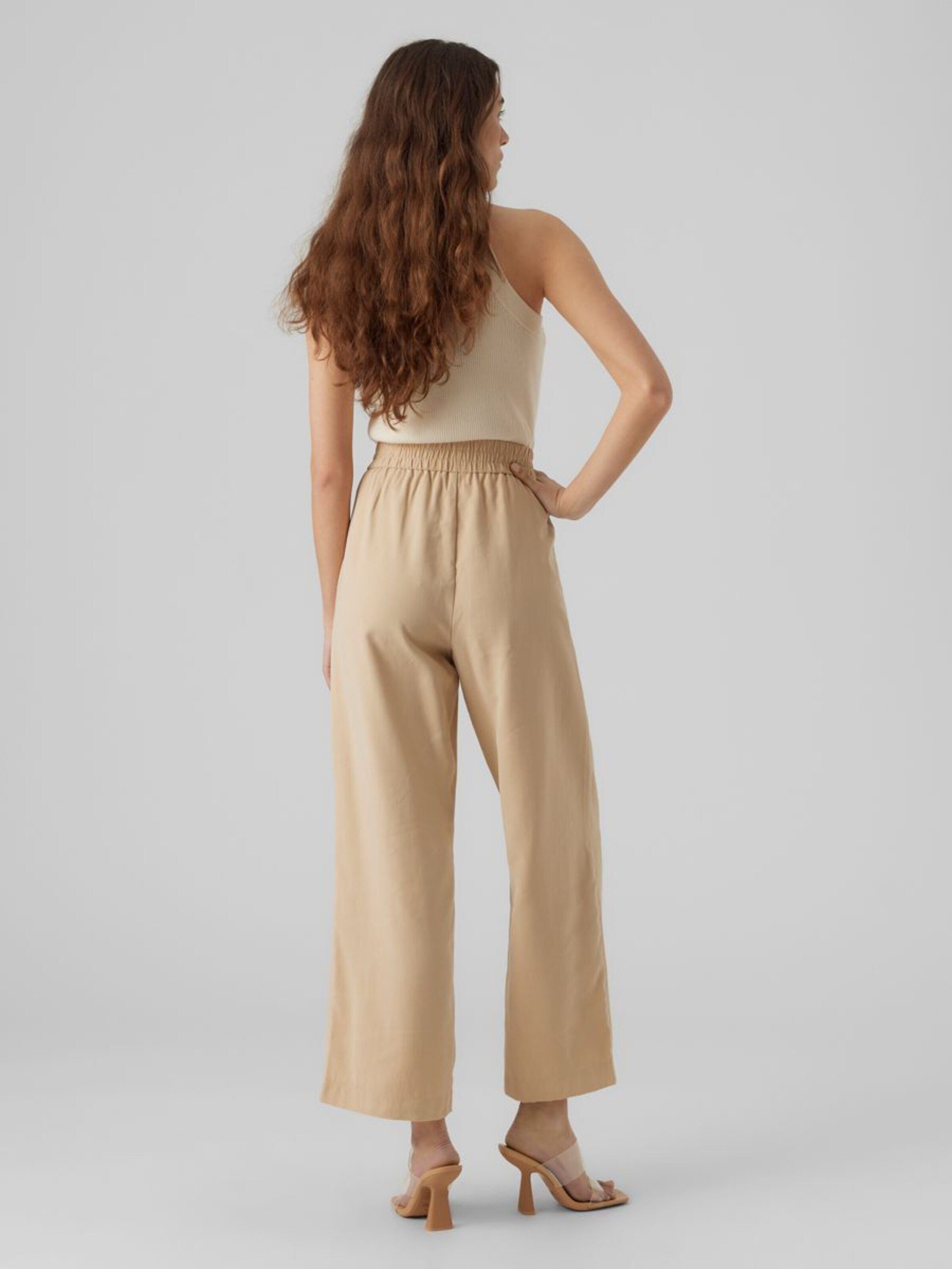 Vero Moda Schlupfhose Carmen (1-tlg) Drapiert/gerafft