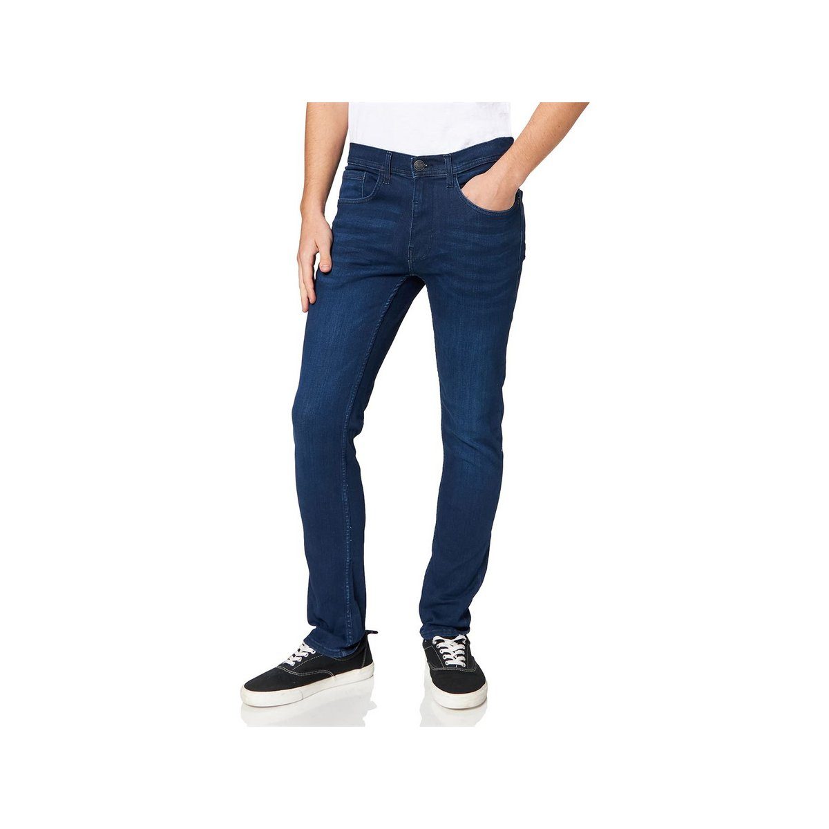 (1-tlg) uni Blend 5-Pocket-Jeans