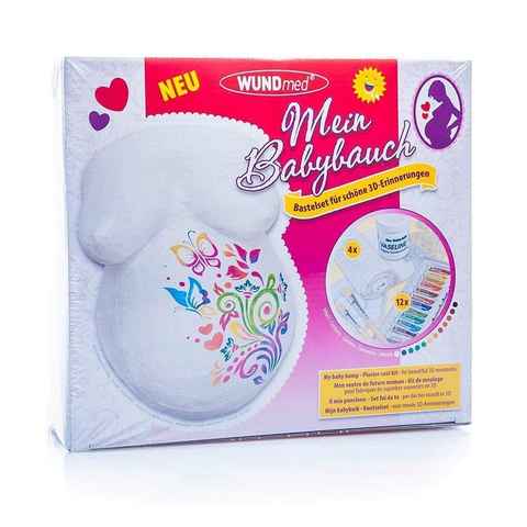 Wundmed Handabdruck-Set Babybauch Bastelset, Set, Babybauch Bastelset, Schwangerschaft Schwangerschaftsbauch Bauchmaske Bauchabdruck