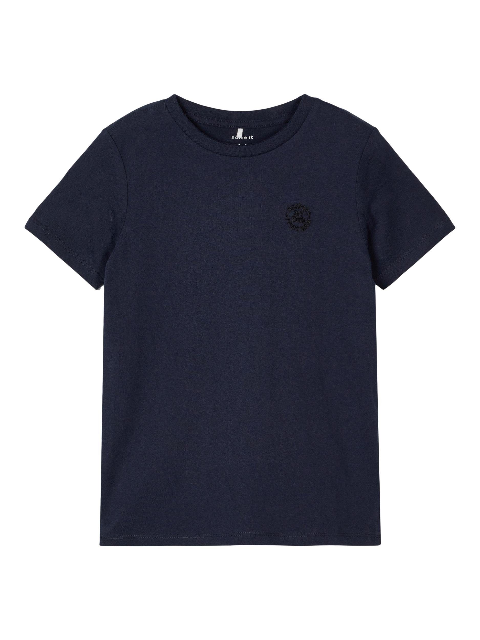 Name It T-Shirt Jungen Baumwoll-Shirt kurzärmelig (1-tlg) mit lizensiertem Print, aus reiner Baumwolle Dark Sapphire