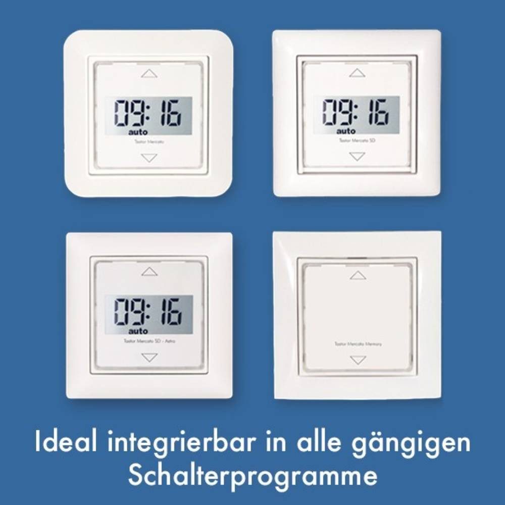 Thumbnail - Kaiser Nienhaus Rollladen-Zeitschaltuhr Tastor Mercato mit Smart-Home-Steuerelement