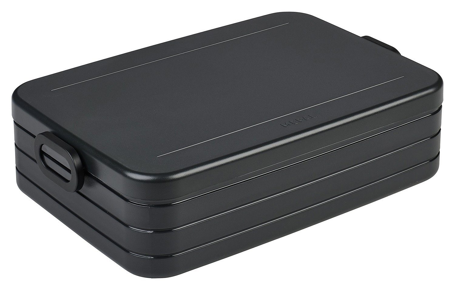 Aufbewahrungsschüssel Lunchbox ELLIPSE, Schwarz, B 25,5 cm