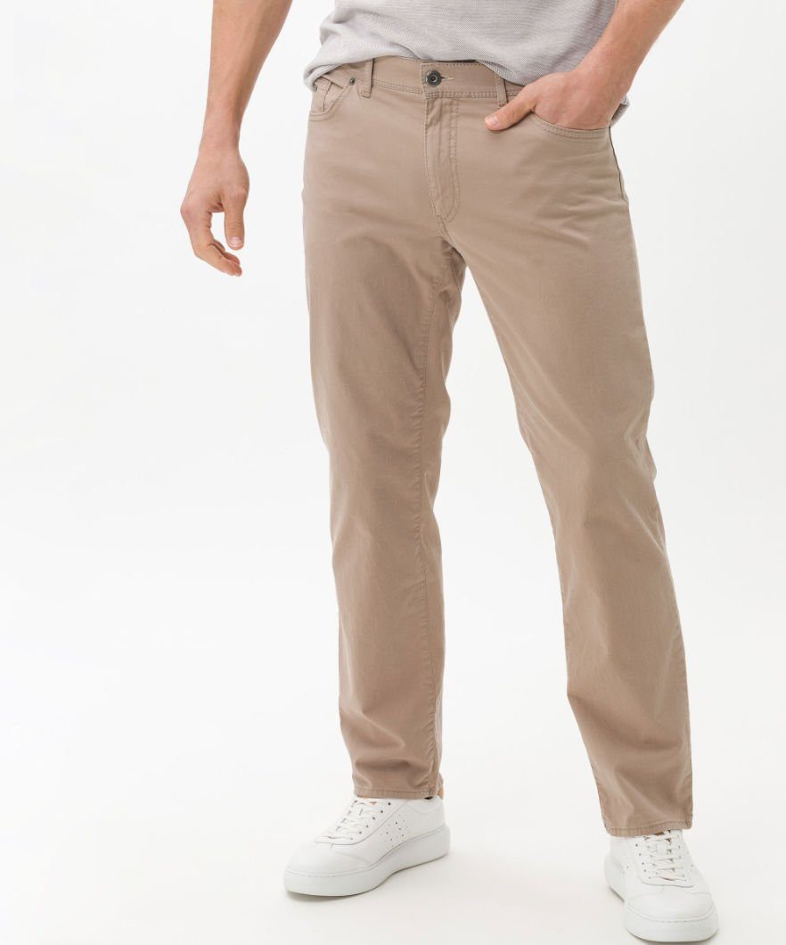 5-Pocket-Hose Cadiz Marathon beige Baumwollstretch Brax