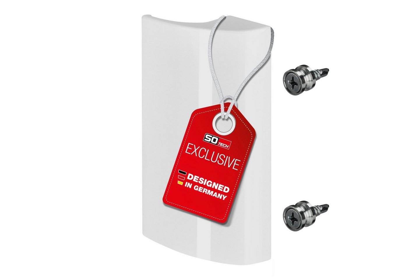 Thumbnail - SO-TECH® Türgriff Balkontürgriff SEJA II für Terrassentür Ziehgriff Aluminium, weiß - 85 x 40 x 20 mm