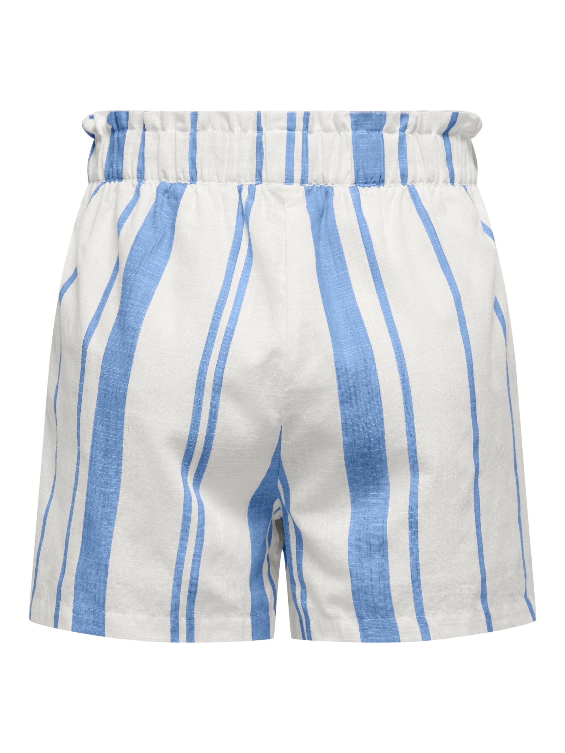 JDY Shorts JDYDORTHEA HW SHORTS WVN, Cloud Dancer/DELLA RUBBIA BLUE