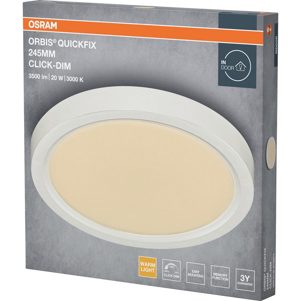 Osram Deckenleuchte OSRAM HOMELIGHTING 4099854604188 Deckenleuchte, LED-Deckenleuchte