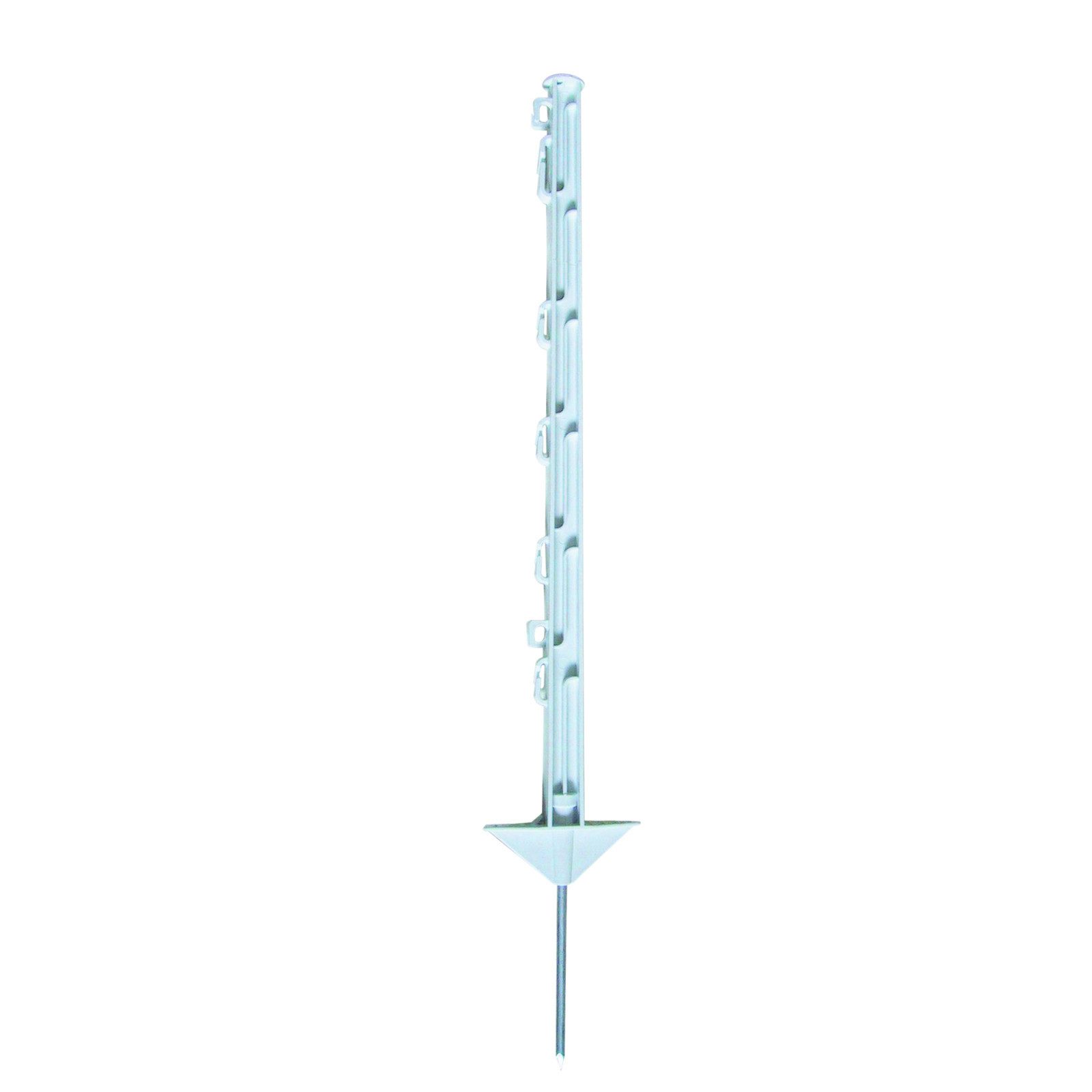 electra gmbh Столб забора Electra Kunststoffpfahl 75 cm mit Doppeltritt,10 Stück Weidezaunpfähle