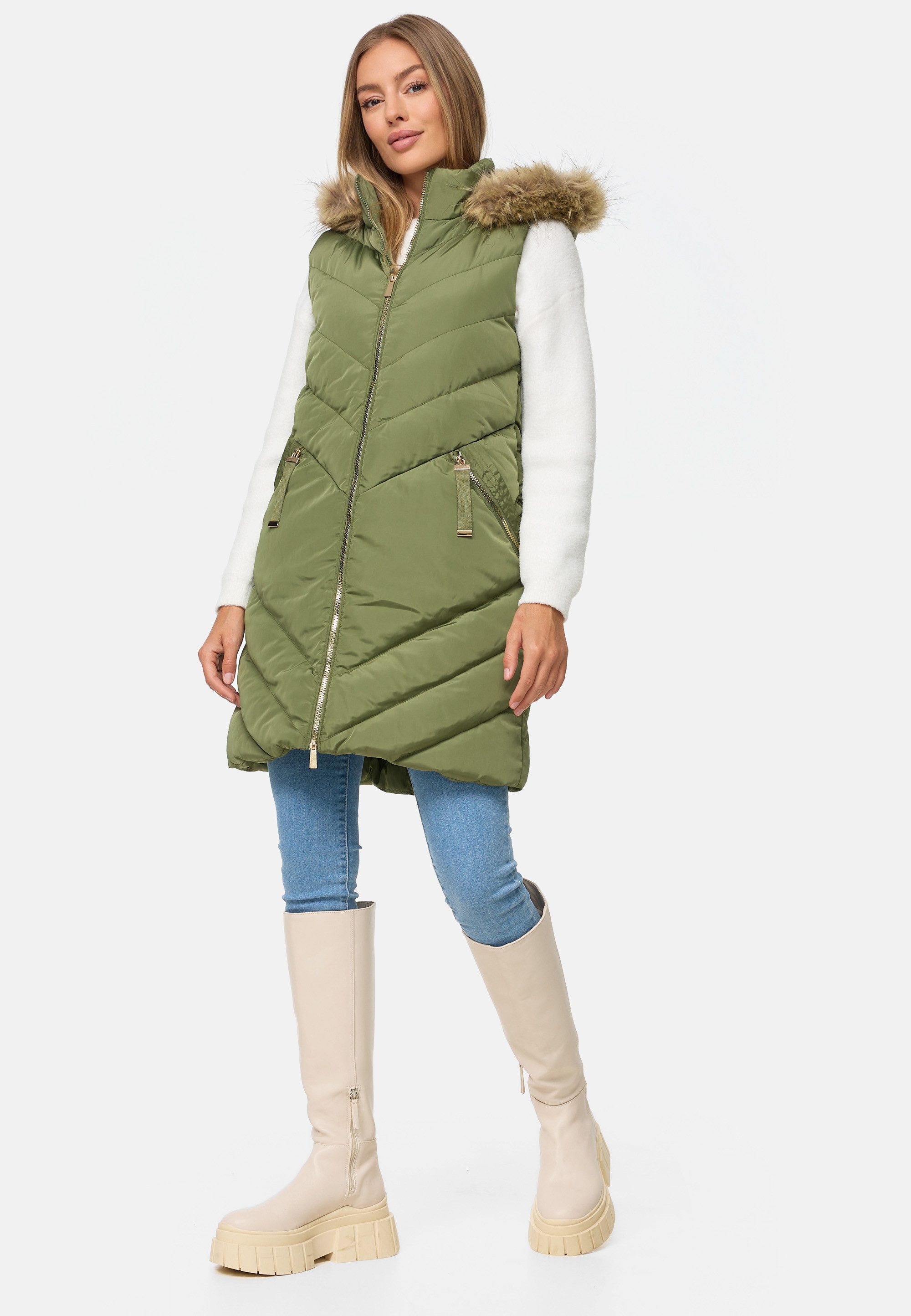 Threadbare Softshellweste mit gemütlicher Kapuze