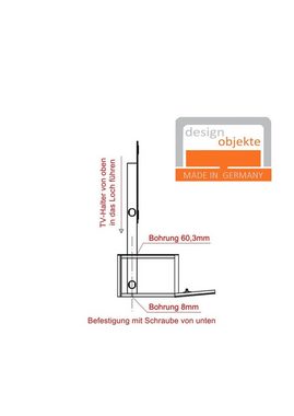 Design Objekte TV-Board Design Objekte drehbare TV-Halterung für die Monaco Möbelserie, Kann auch in Fremdmöbel eingebaut werden