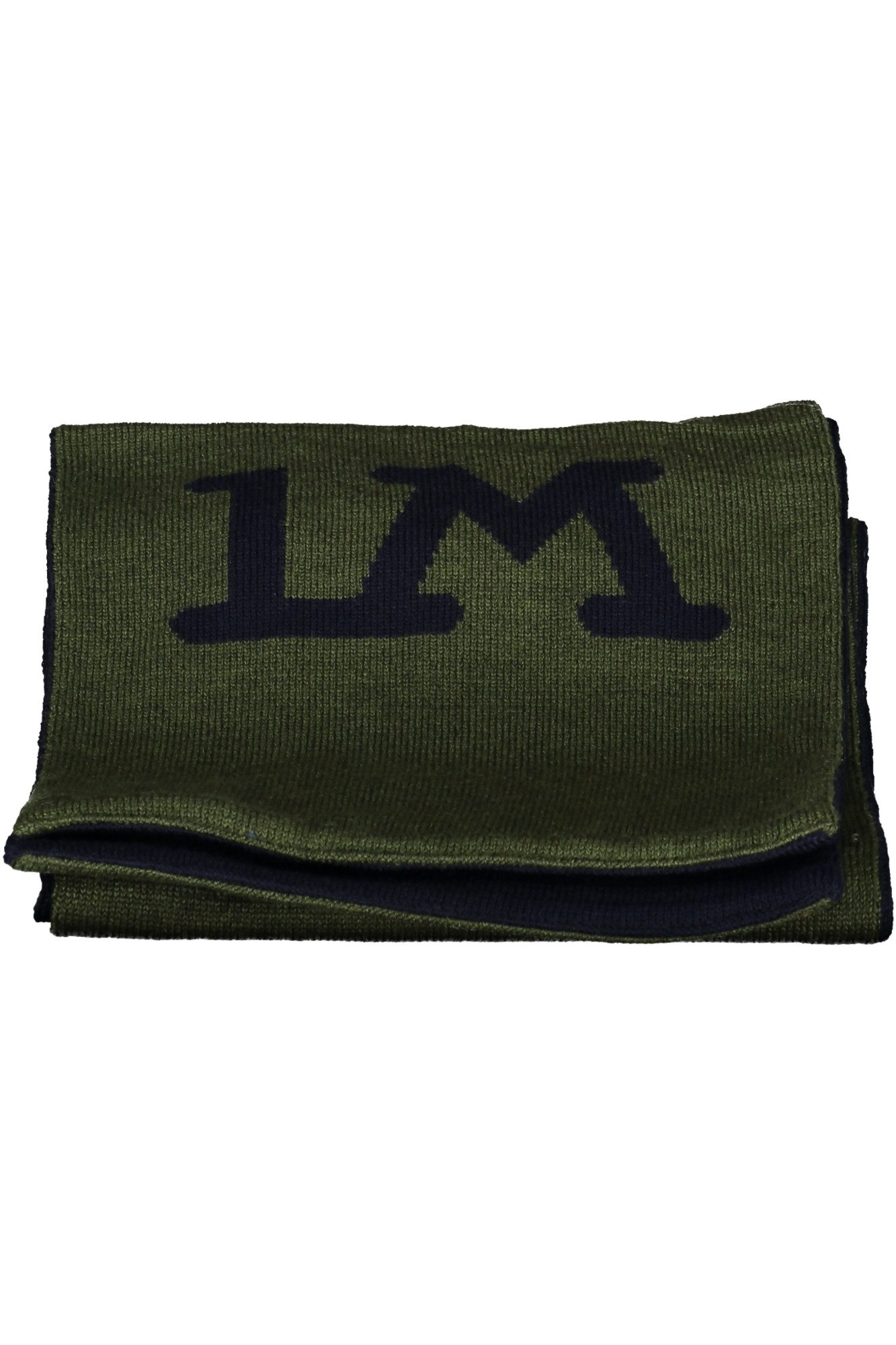 La Martina Modeschal, Charmanter Herrenschal in Grün mit Kontrastdetails und Logo-Druck