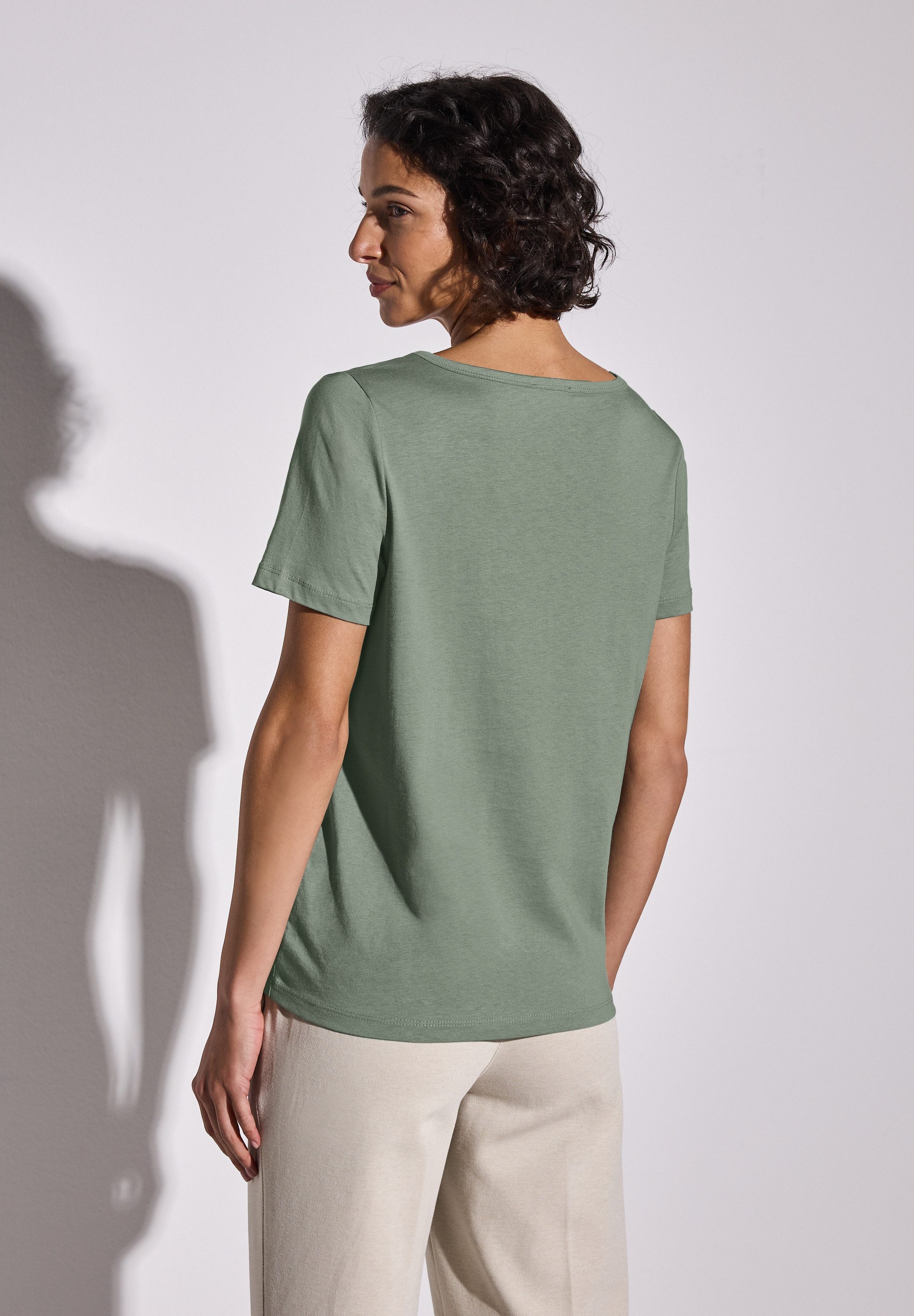 STREET ONE Print-Shirt, mit Rundhalsausschnitt günstig online kaufen