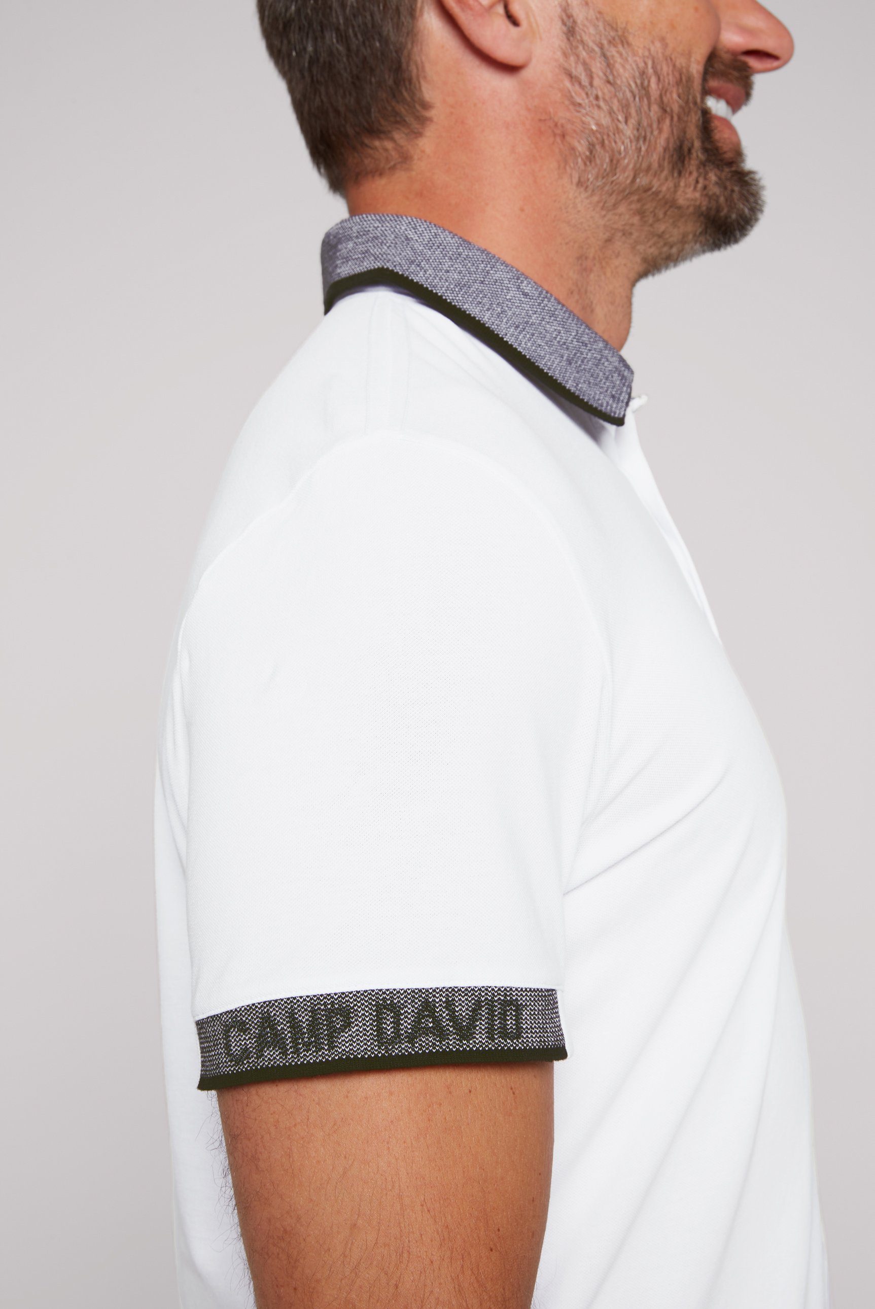 DAVID mit Poloshirt CAMP Bio-Baumwolle
