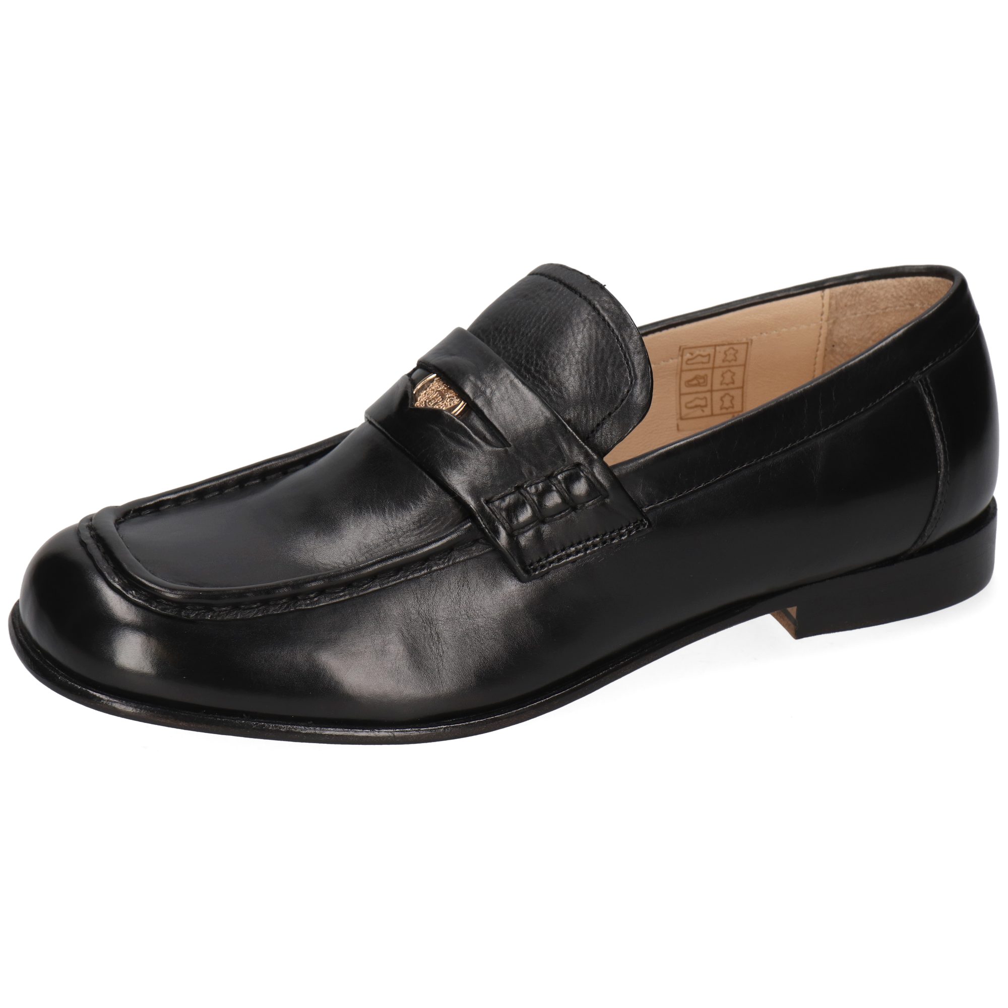 Melvin & Hamilton Solana 1 Leder-Loafers für Damen Loafer Flache Absätze, Echtes Leder, Vegetabile Gerbung