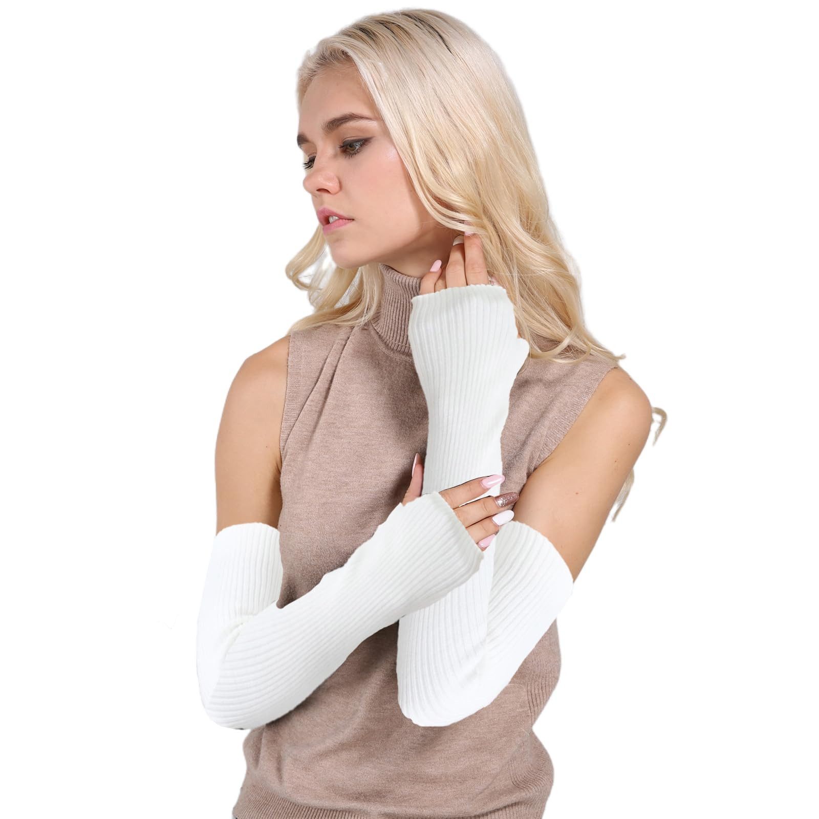 Coonoor Armstulpen Unisex Winter Stricken Handschuh günstig online kaufen