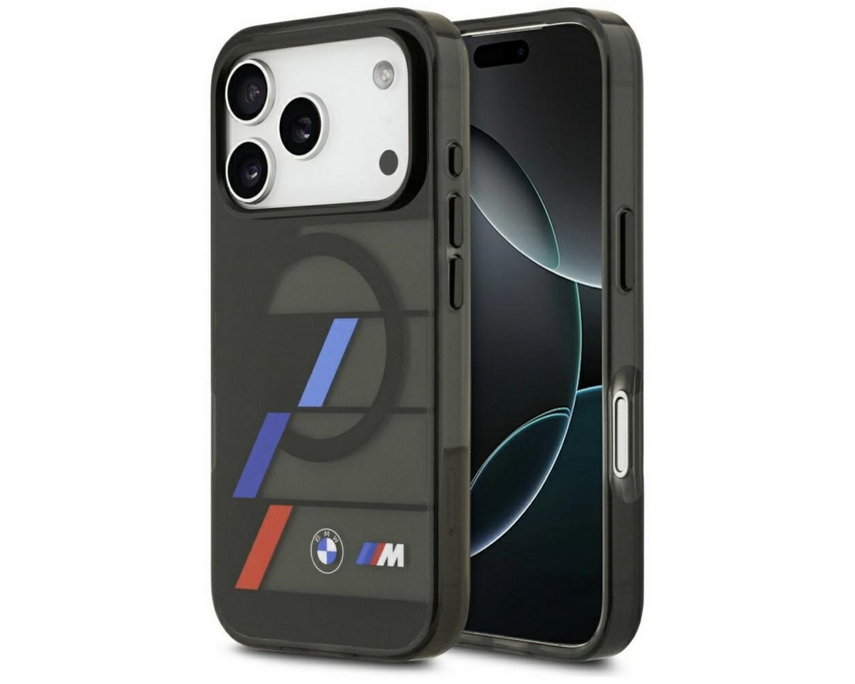 BMW Handyhülle IML Handyhülle Metalltasten Kompatibel mit iPhone 17 Pro Schwarz TRI, Kompatibel mit iPhone 17 Pro, hochwertiges Finish, ergonomische Form