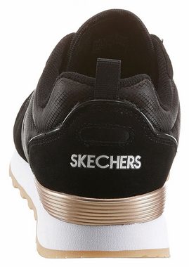 Skechers OG 85 - GOLDN GURL Sneaker Freizeitschuh, Halbschuh, Schnürschuh mit Air-Cooled Memory Foam