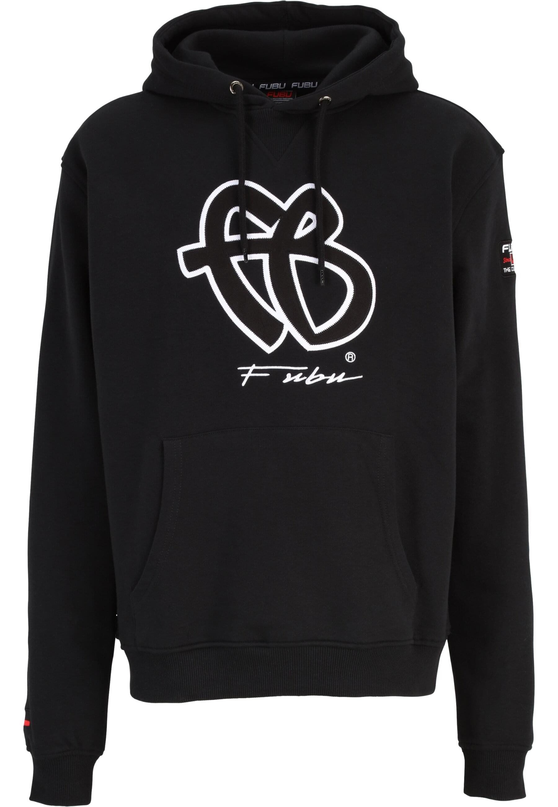 Fubu Kapuzensweatshirt Fubu FBMQ12110BLK Fubu Classic Hooded Sweatshirt (1-tlg)