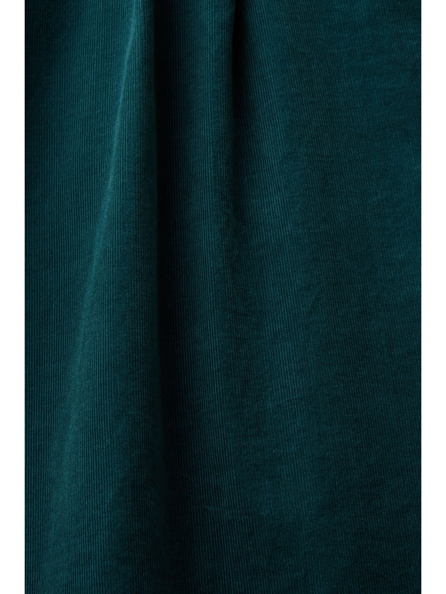 Cord EMERALD Oversize-Hemdbluse Esprit GREEN Langarmbluse aus