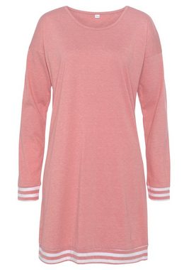 Vivance Dreams Sleepshirt mit Streifen-Details