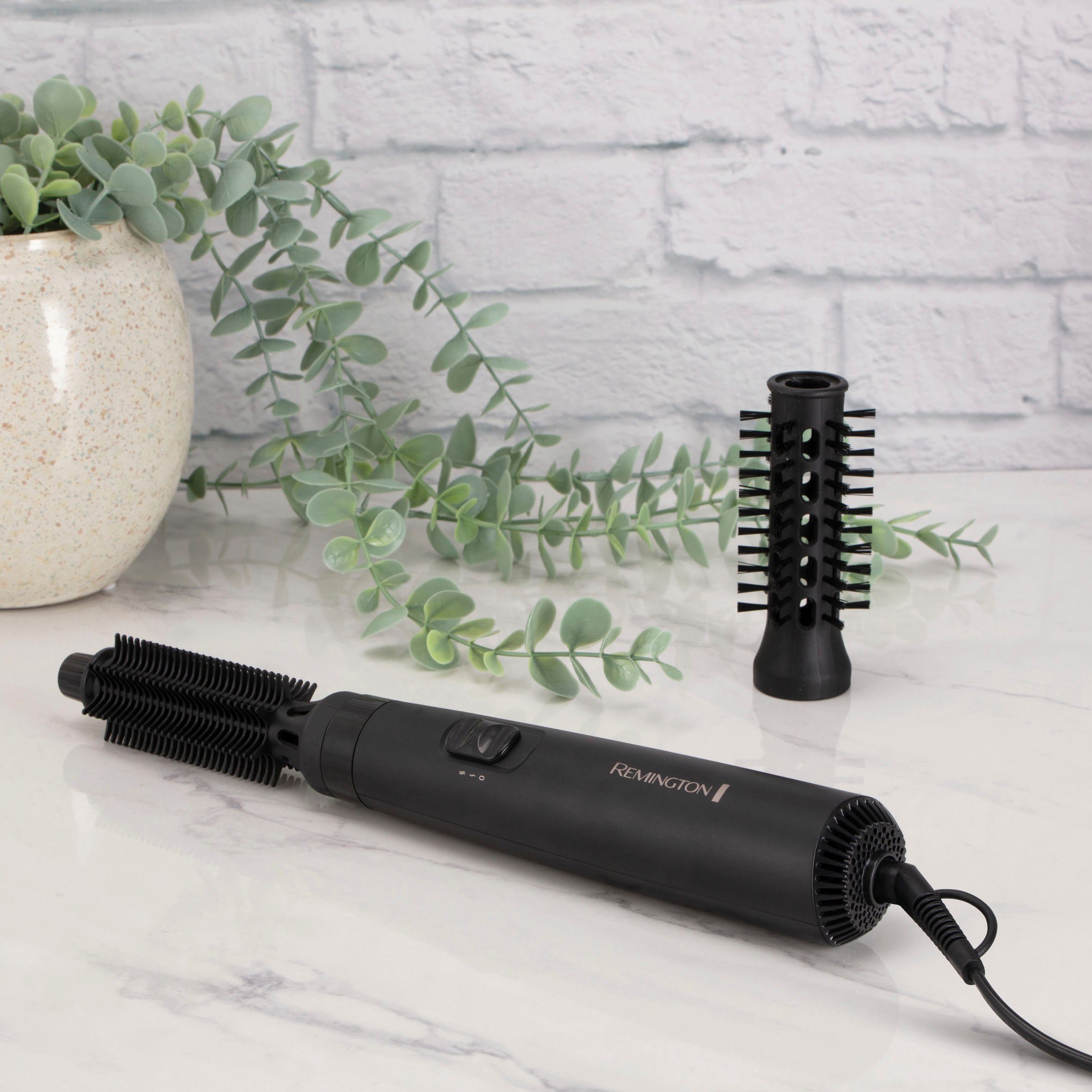 Remington Warmluftbürste Blow Dry & Style AS7100, 400 Watt, (Airstyler/Rundbürste/Lockenbürste) für kurze Haare schwarz