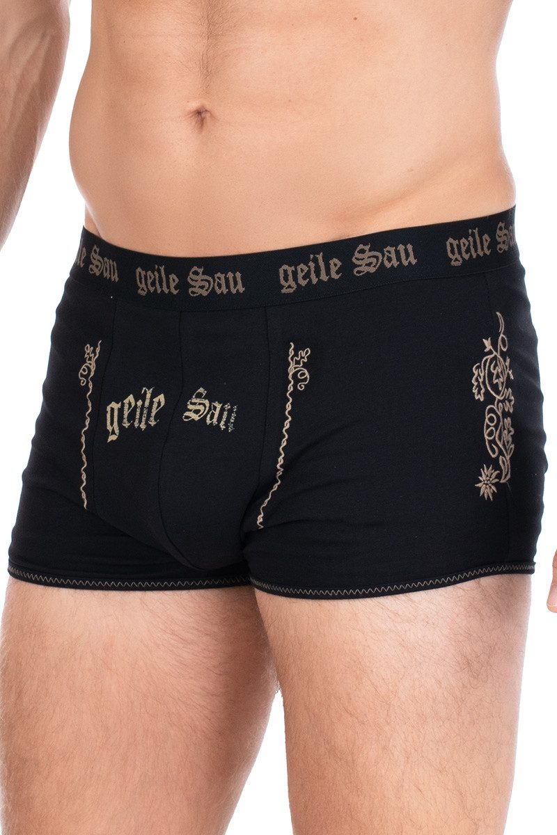 Hangowear Schlafanzug Boxershorts - BERNI - schwarz