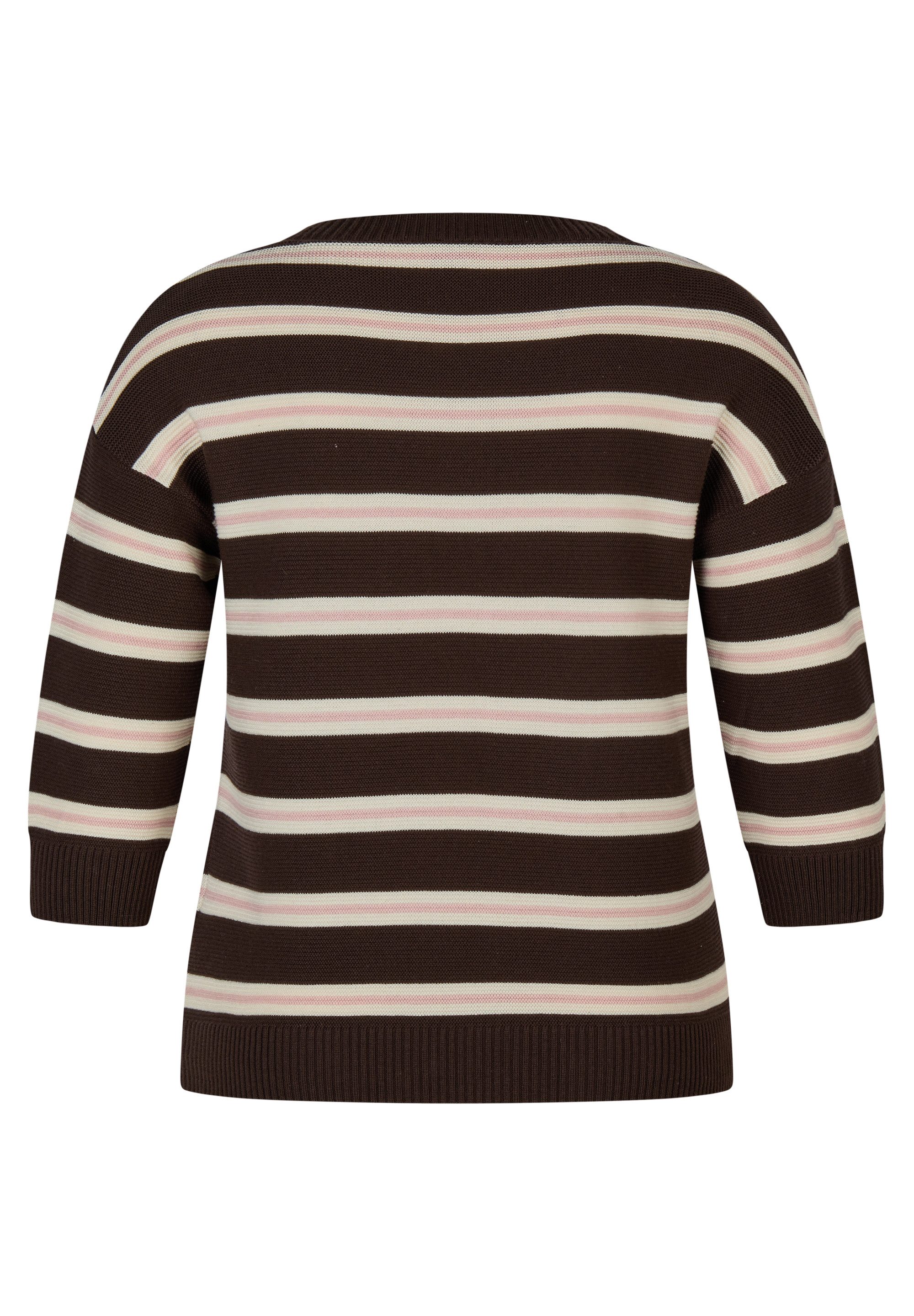 Rabe Strickpullover mit Streifen Muster