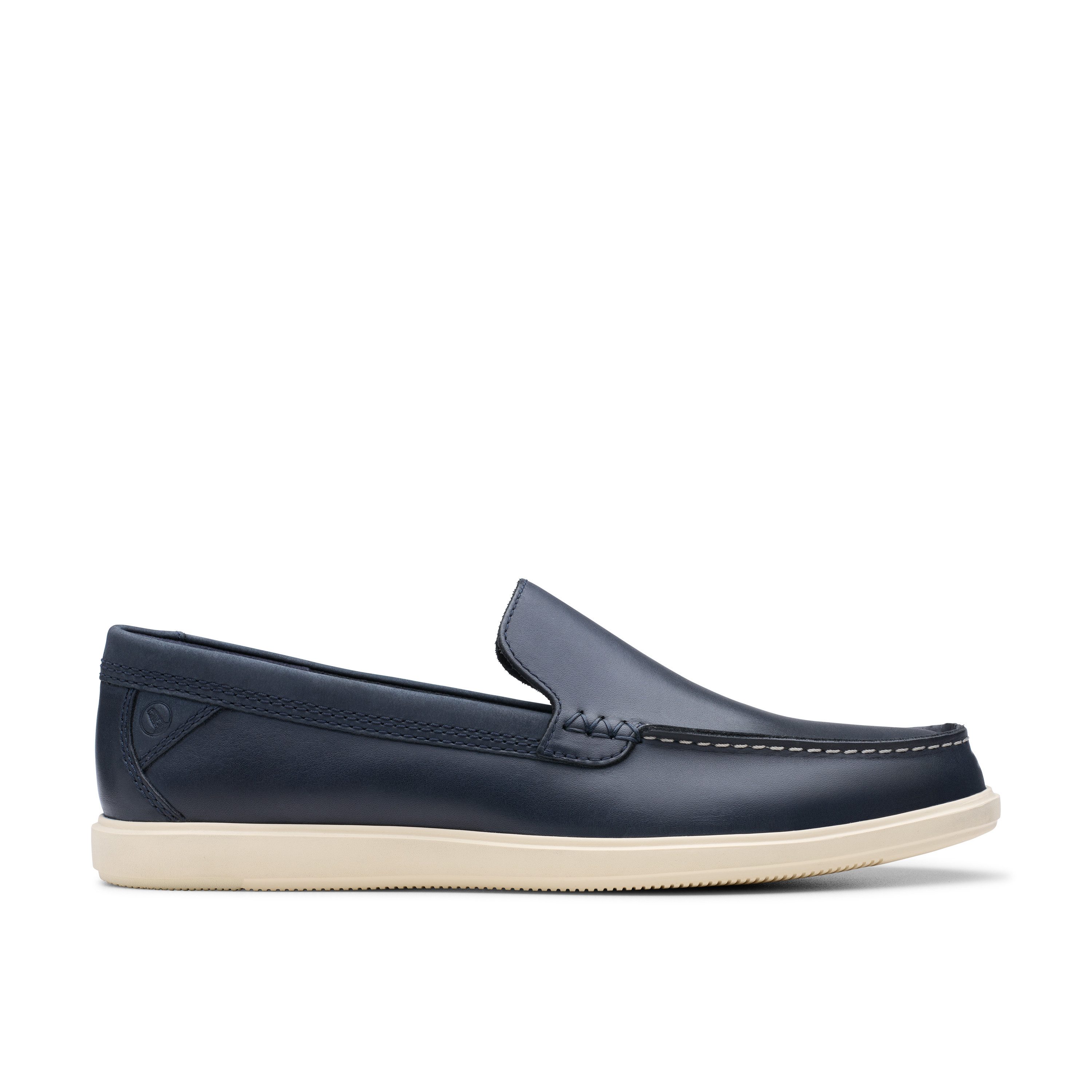 Clarks Bratton Loafer Bootsschuh, Bootsschuh, Mokassin, Slip-On Sneaker mit Ziernaht