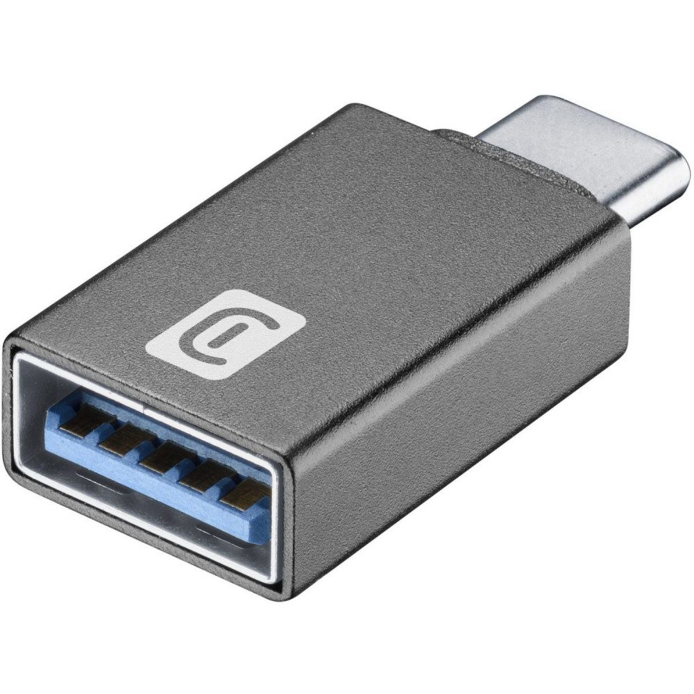 CAR USB A - USB C - Adapter - schwarz Handy-Netzteile