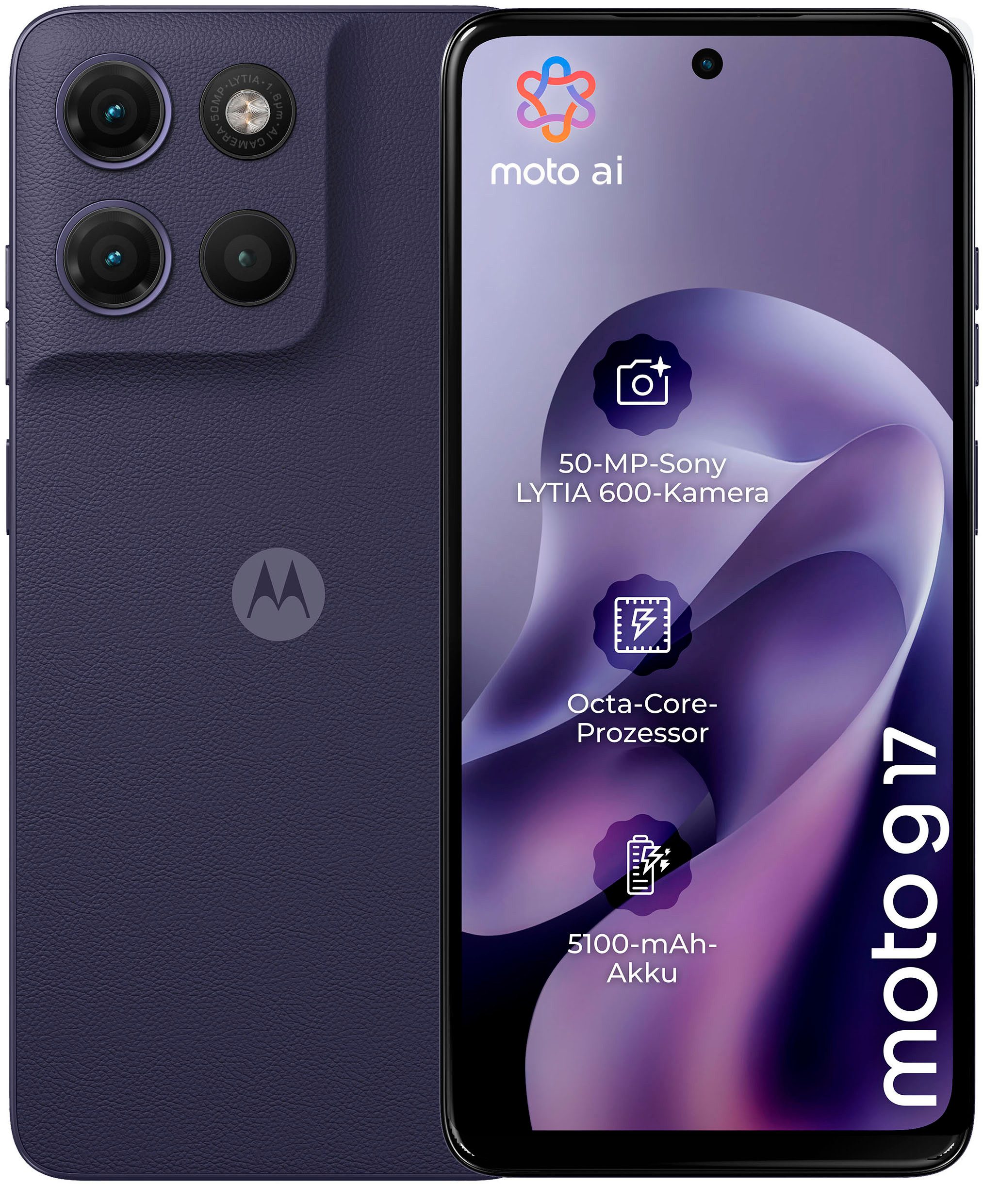Motorola moto g 17 Smartphone (17,07 cm/6,72 Zoll, 128 GB Speicherplatz, 50 MP Kamera)