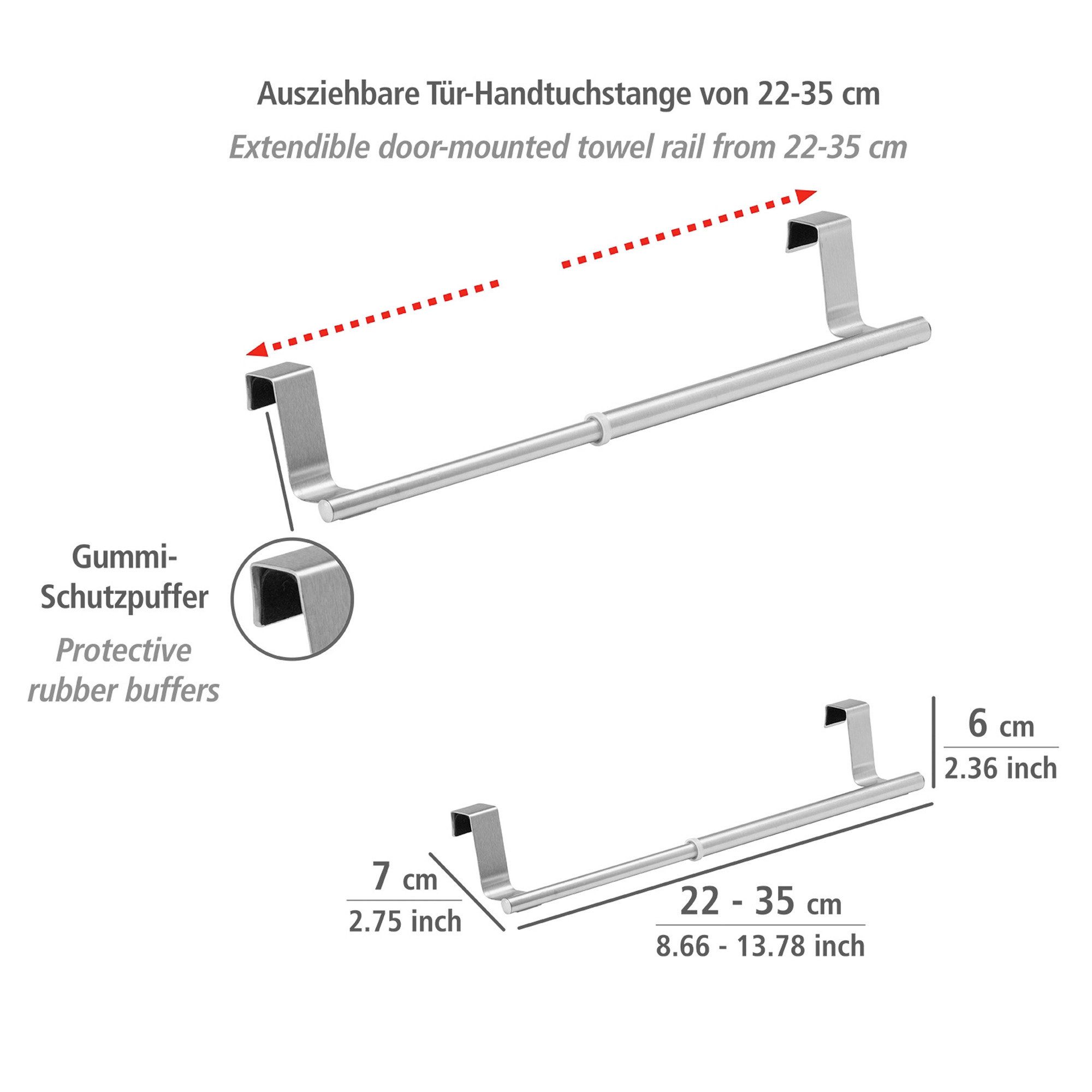 WENKO Trainingshilfe Geschirrtuch-Halter, Uni