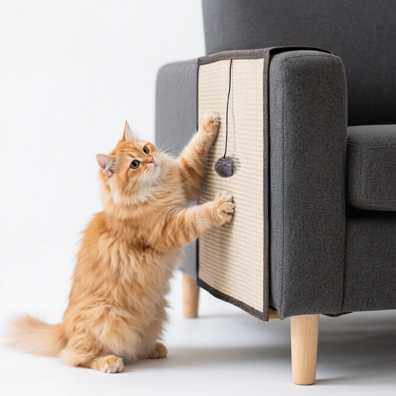 Kratzmatte Katzen Kratzmatte Kratzschutz Sofa, Sisal Kratzteppich für Katze