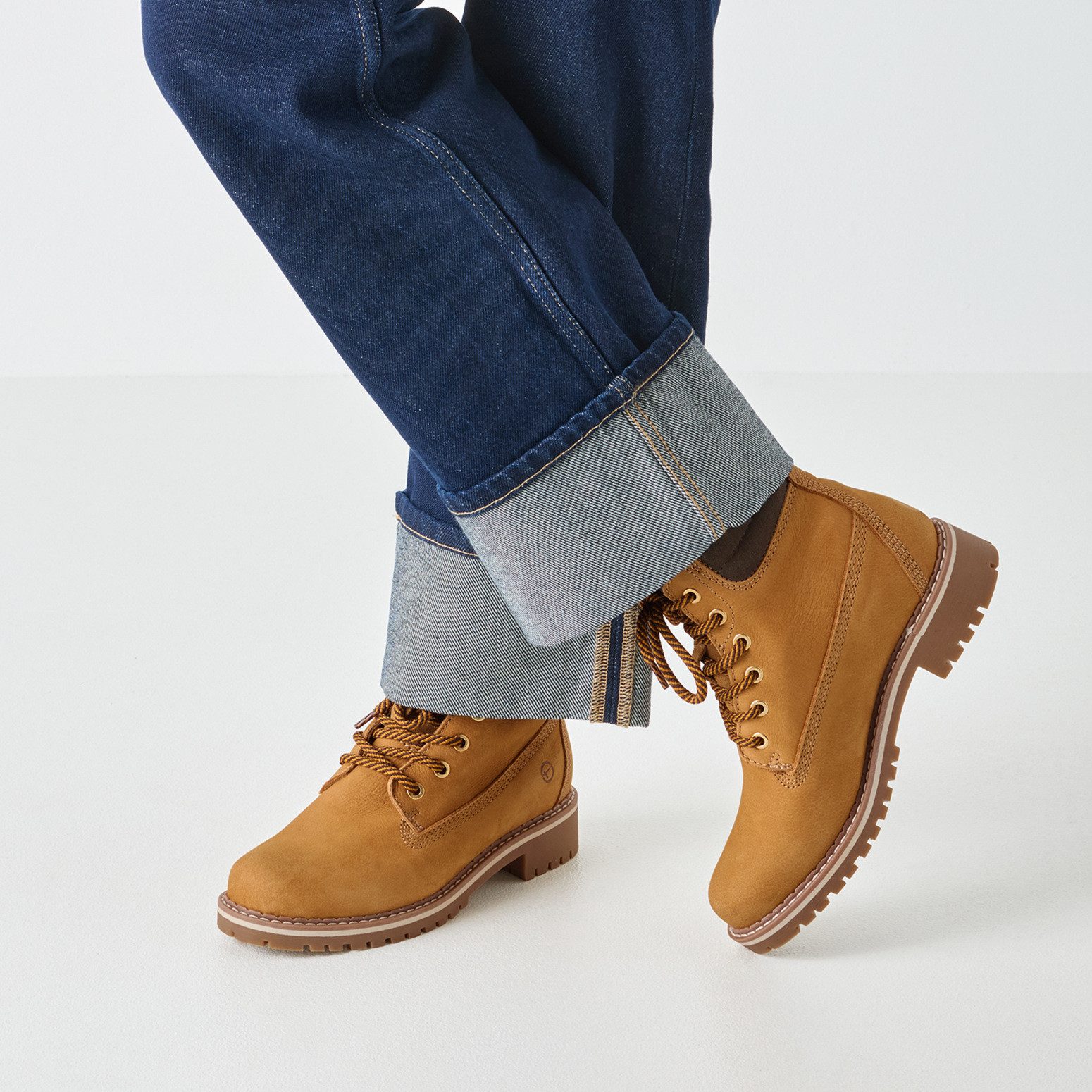 Tamaris Winterboots, Blockabsatz, Schnürstiefelette mit DUO-TEX Ausstattung günstig online kaufen