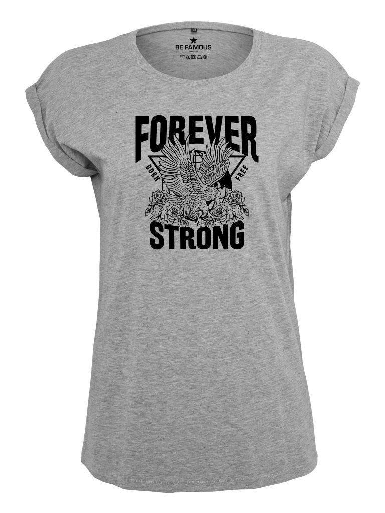 Print-Shirt Rolled Forstrongpho