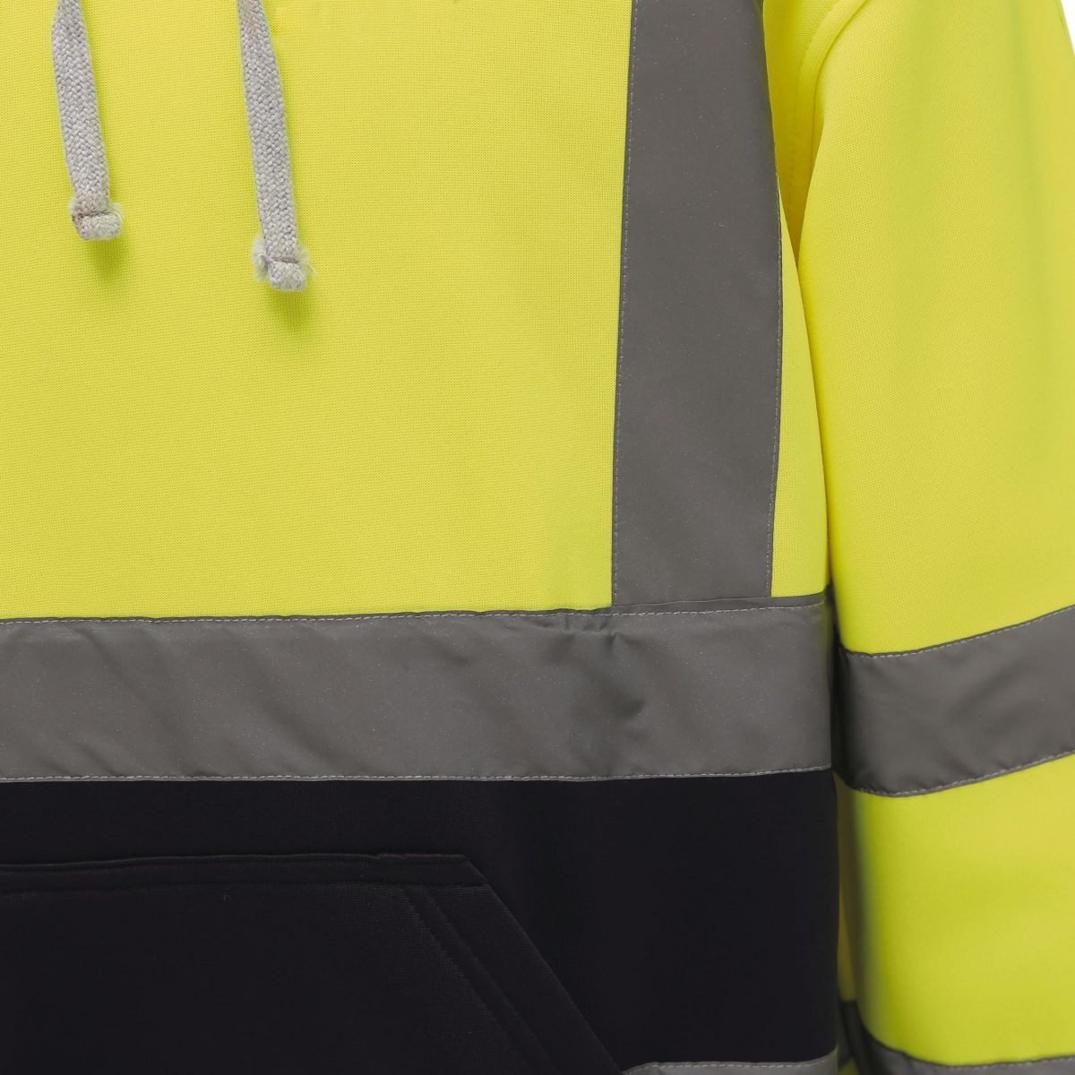 YOKO Warnschutz-Shirt Herren Hi Vis Pull-Over Hoodie / EN ISO20471 Klasse 3 günstig online kaufen