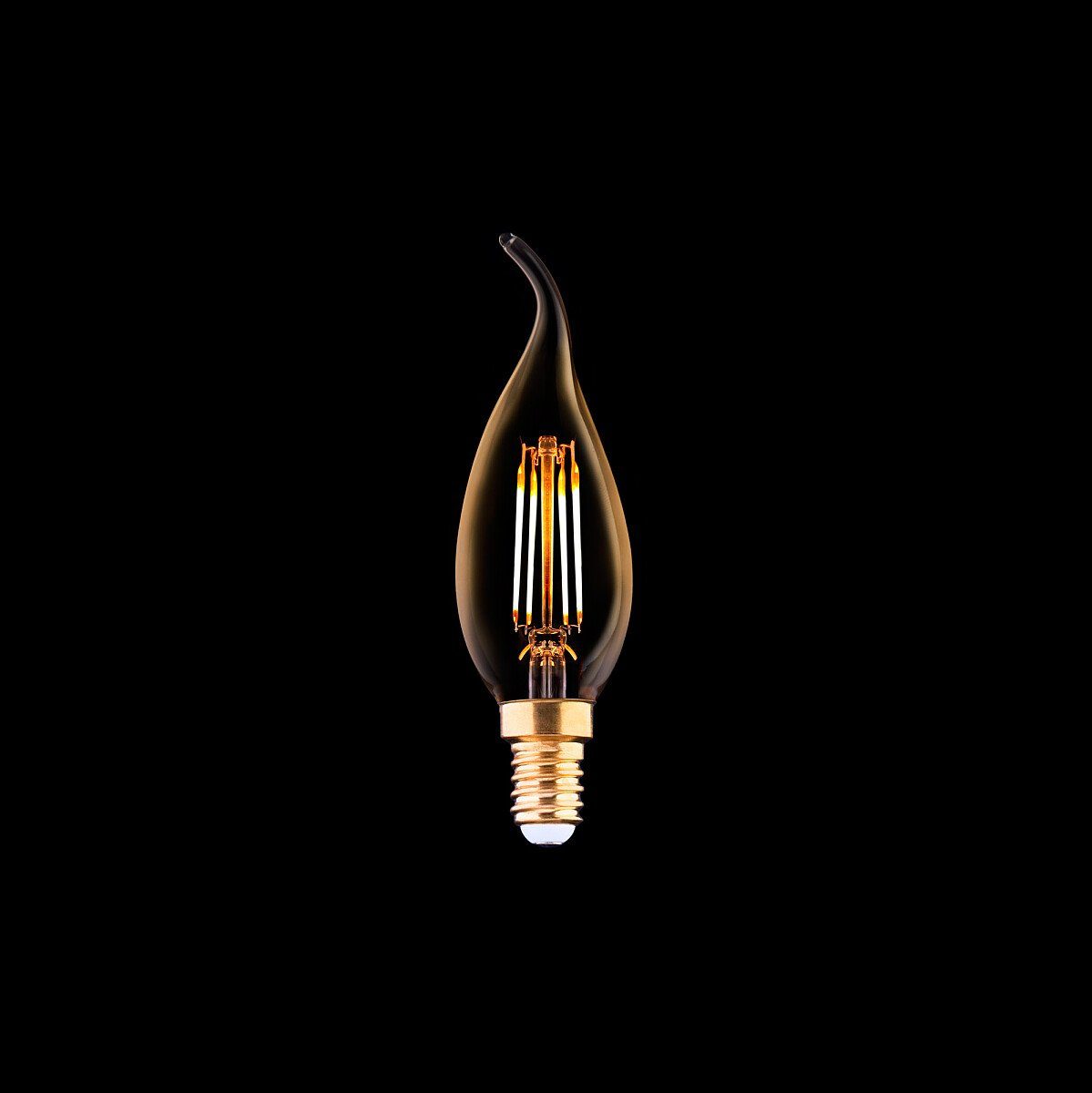 Nowodvorski LED-Leuchtmittel LED Filament Leuchtmittel Gold, Warmweiß