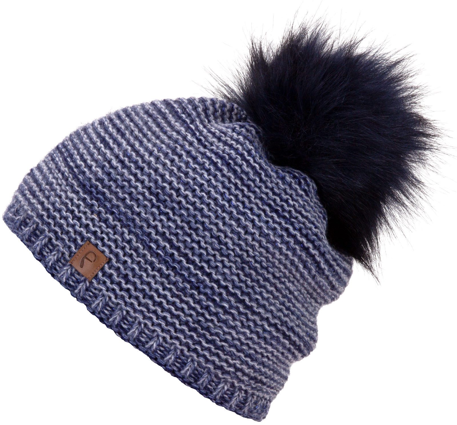Faera Bommelmütze Wintermütze Damen Herren Mütze Beanie Haube gefüttert Bommelmütze
