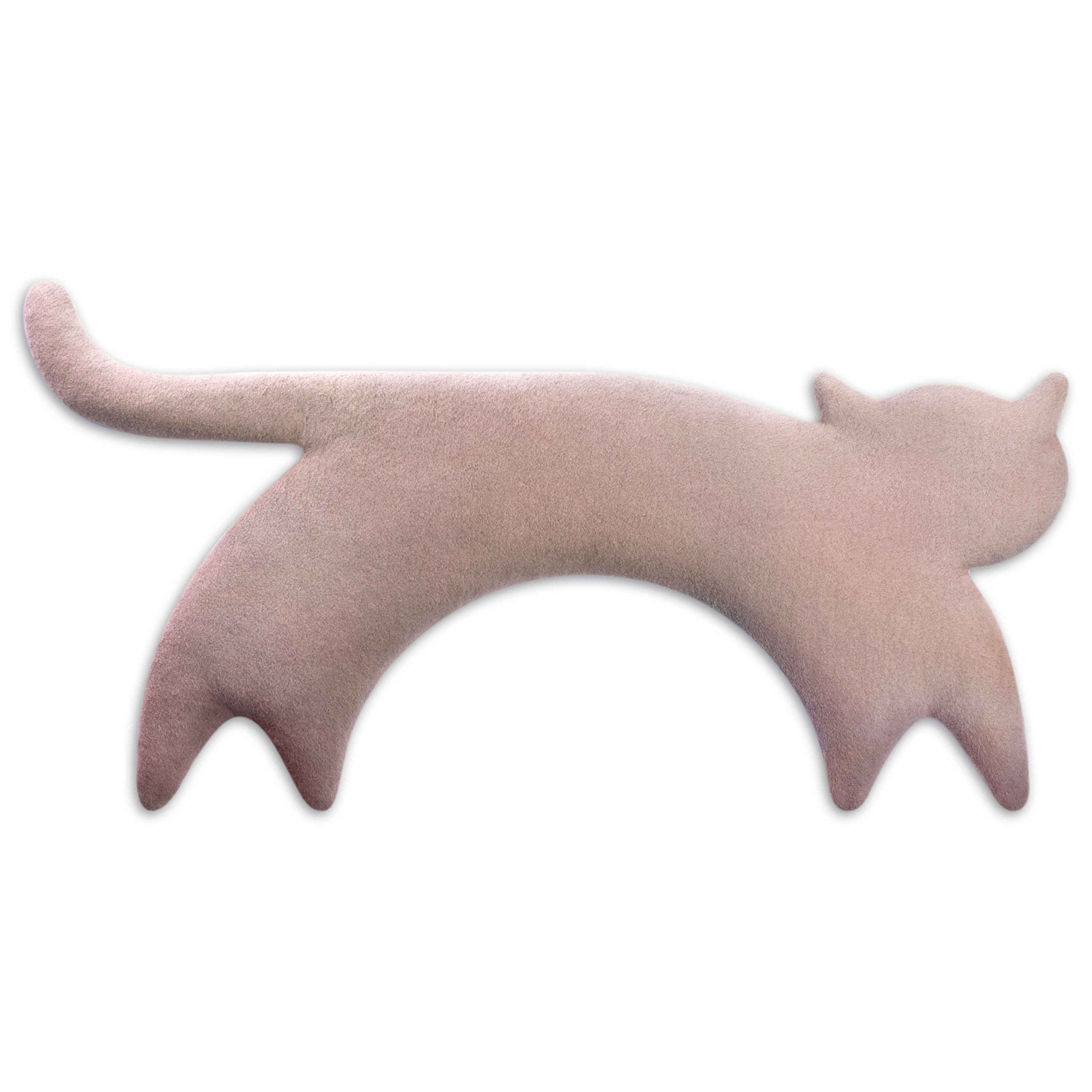 Leschi Wärmekissen mit Bio-Weizen für Nacken & Schultern, Mikrowelle, Körnerkissen Katze