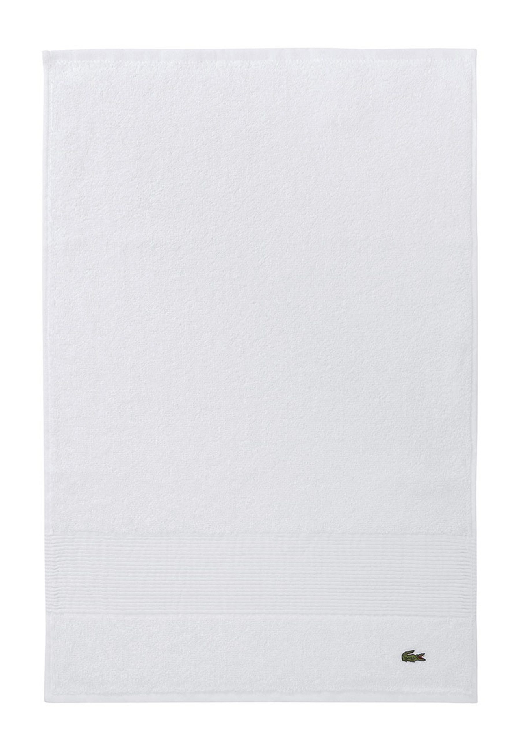 Lacoste Gästehandtuch LLECROCO, Frottier (1-St), mit Label-Applikationen
