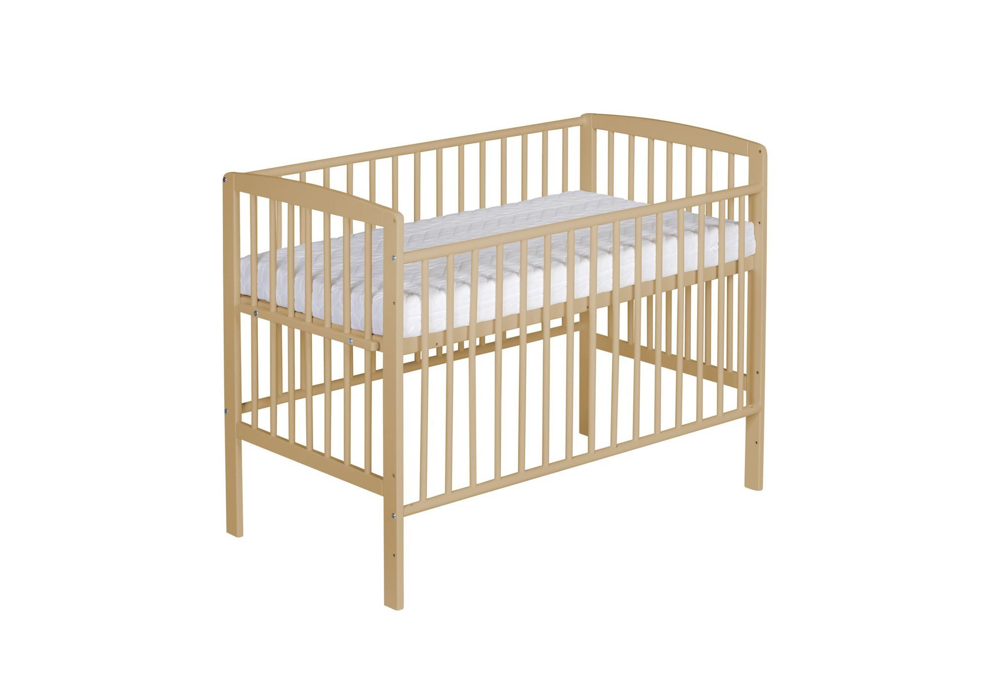 Schardt Beistellbett Beistellbett Micky Plus natur 60x120 cm, Made in Germany