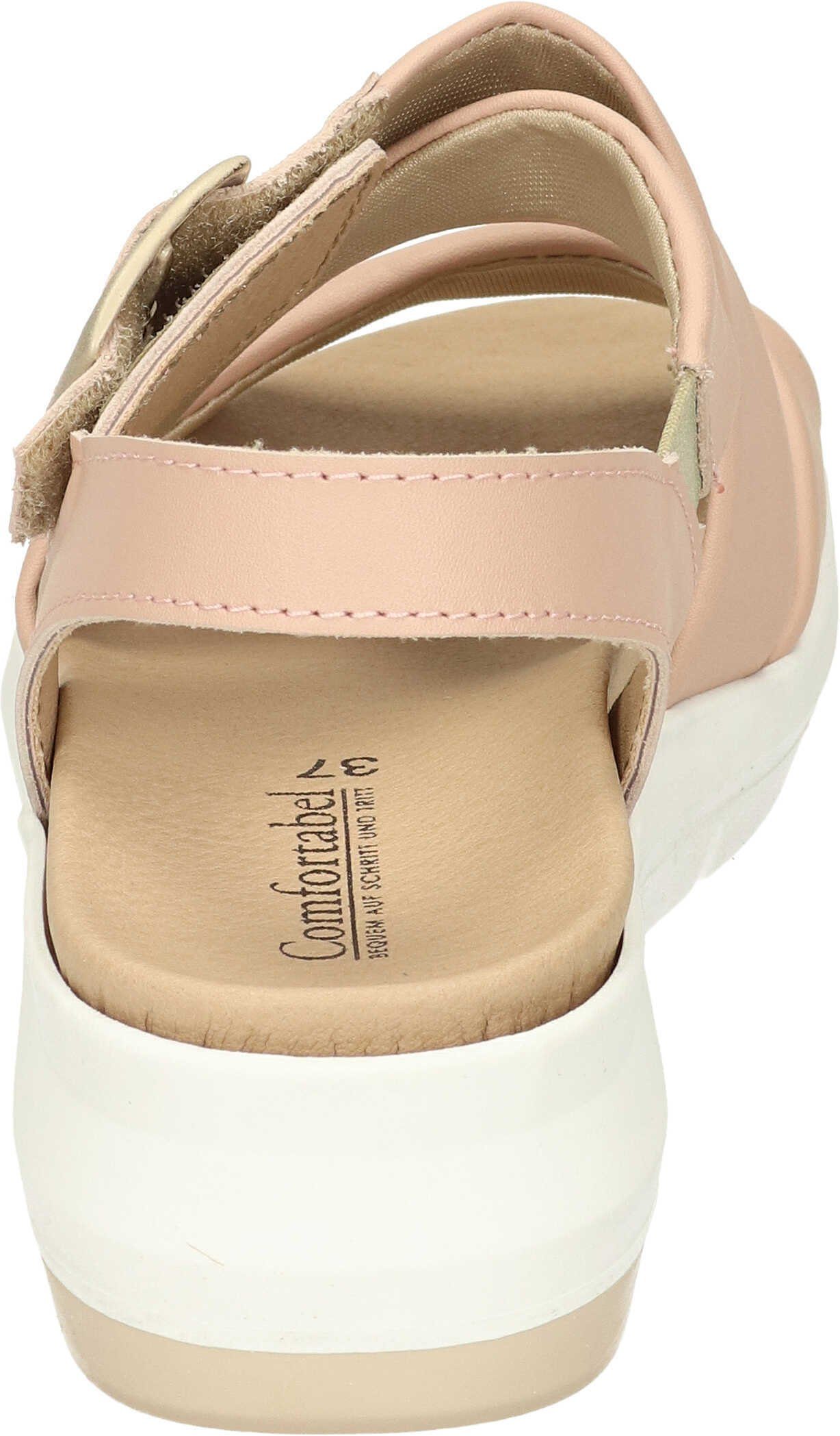 Sandalen Sandale Gummizug Comfortabel mit rosa