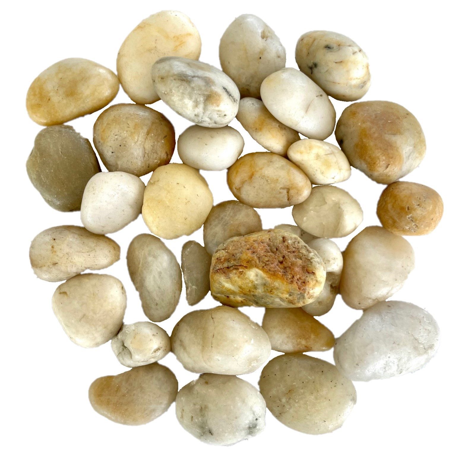 Eurosand Kieselsteine FLUSSKIESEL, Kieselsteine 20-60mm. 1kg.