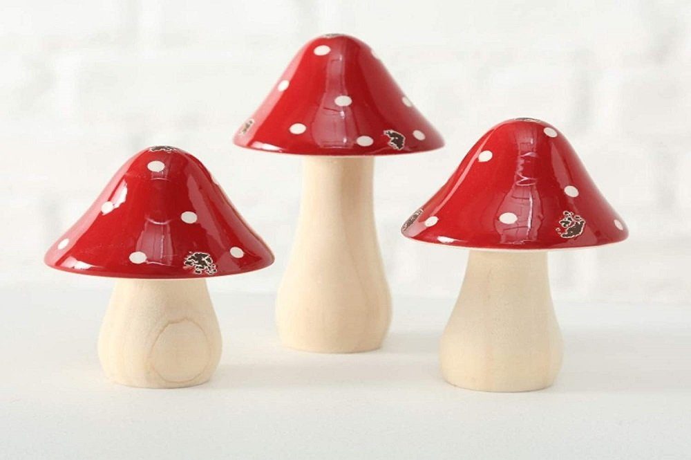 Dekoobjekt Pilz Timeo 3er Set