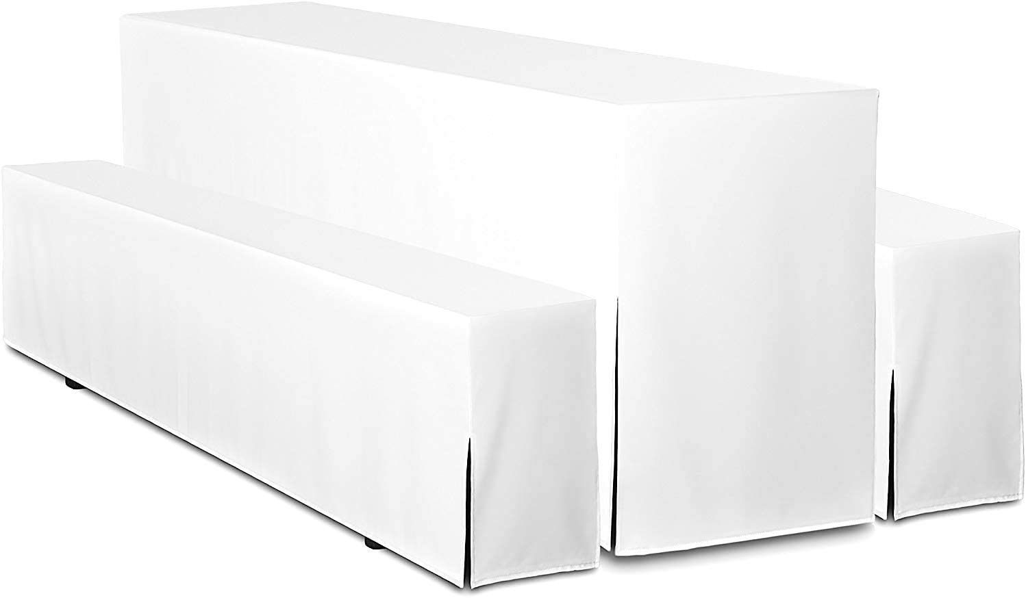 TexDeko Hussen-Set Hussen für Bierzeltgarnitur Premium 3-teiliges Set, Farb günstig online kaufen