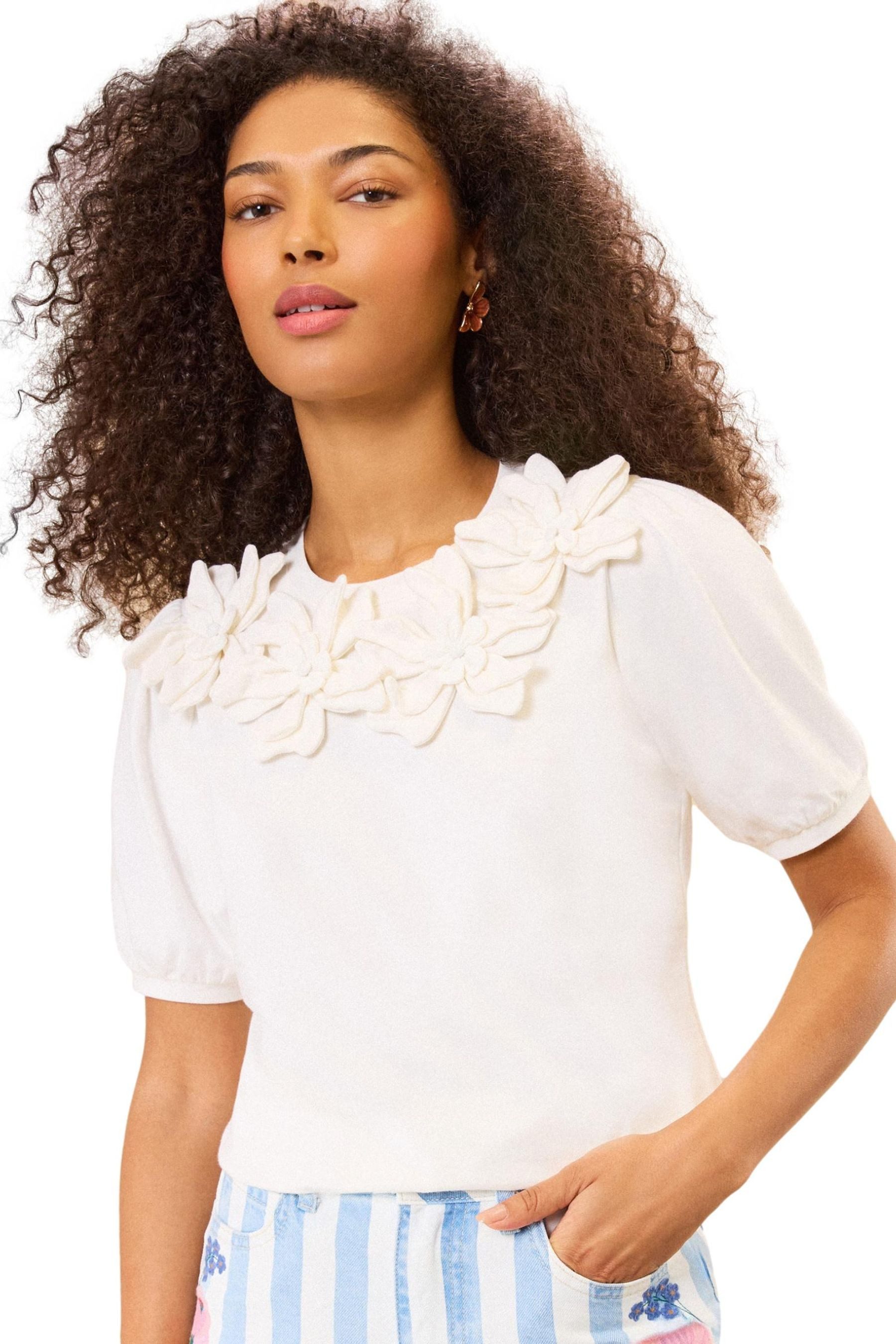 Love & Roses T-Shirt Love & Roses Rundhals-T-Shirt, Regular (1-tlg)