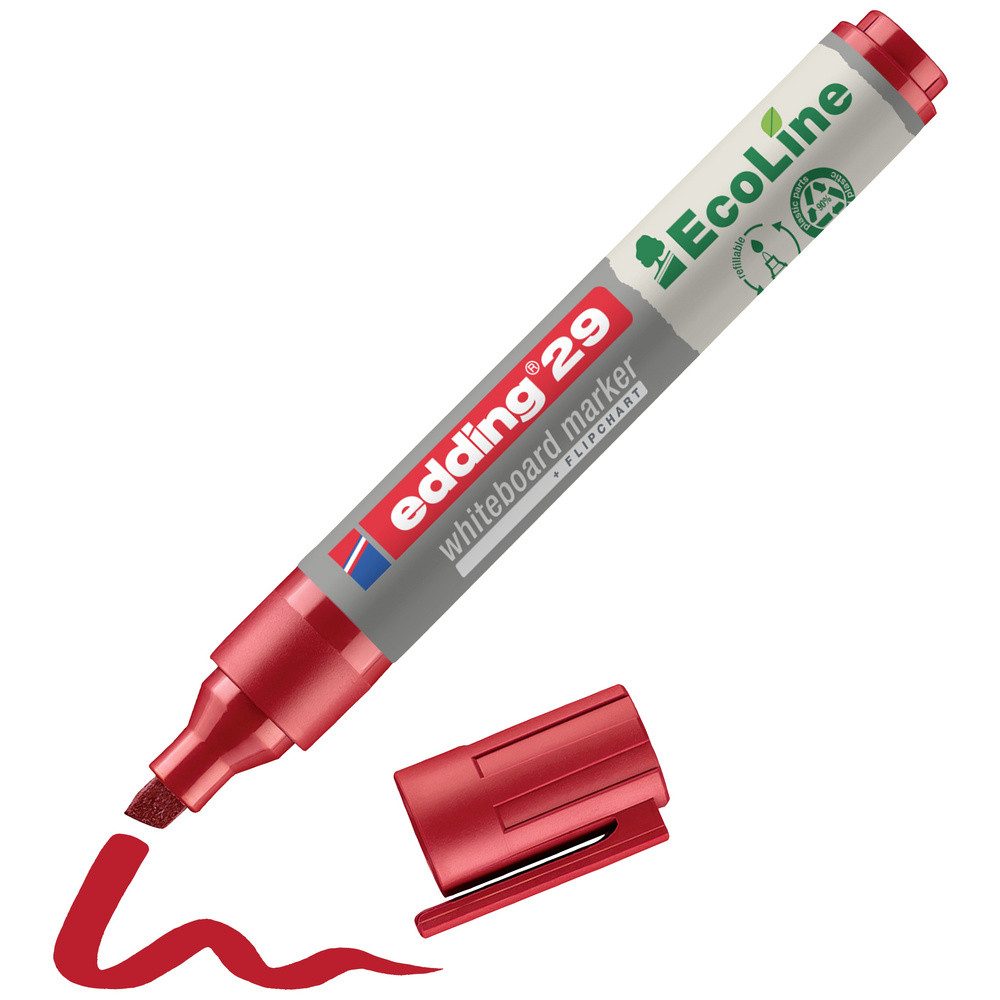edding Whiteboard Marker Edding 4-29002 Whiteboardmarker Rot 1 St.
