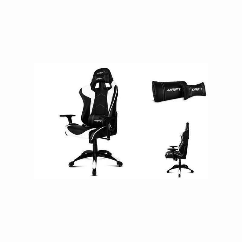 DRIFT Stuhl »Gaming-Stuhl DRIFT DR300BW 90-160 Schaum Weiß Schwarz«